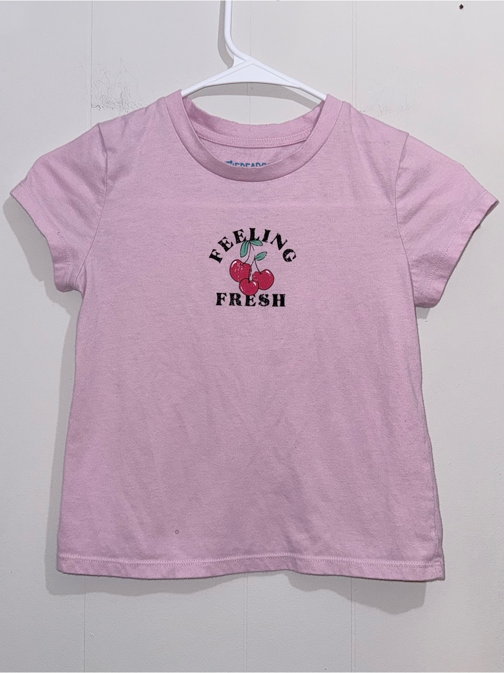 Thereabouts Girls Cherry Graphic Tee Pink Size S 7/8 EUC